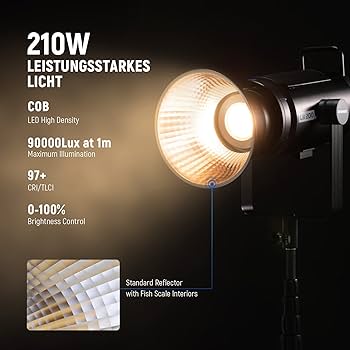 Amazon.com : NEEWER CB200B 210W LED Video Light with 2.4G